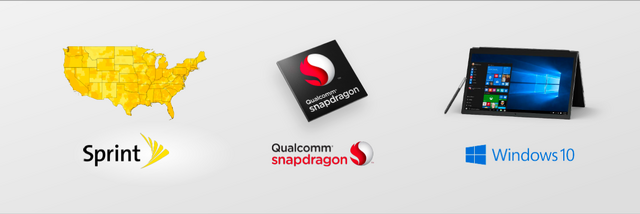 通信キャリア（スプリント）もSnapdragon Windows 10を推奨