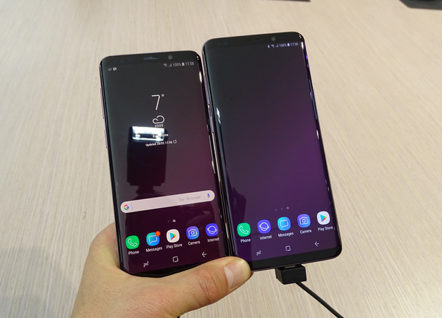 サムスンの全画面ディスプレイを引き続き採用したGalaxy S9とS9+