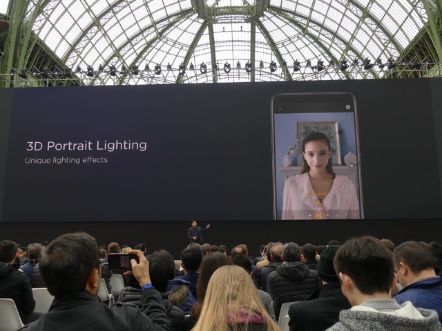 iPhone Xライクな「3D Portrait Lighting」も用意