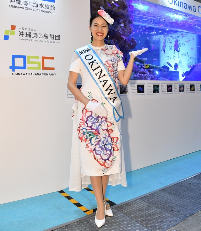 ミス沖縄 2018 クリーングリーングレイシャス　末吉古都子さん【写真：竹内みちまろ】