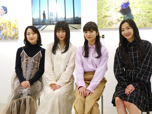 東京女子流。左から中江友梨、庄司芽生、新井ひとみ、山邊未夢。