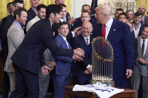 大谷翔平、トランプ