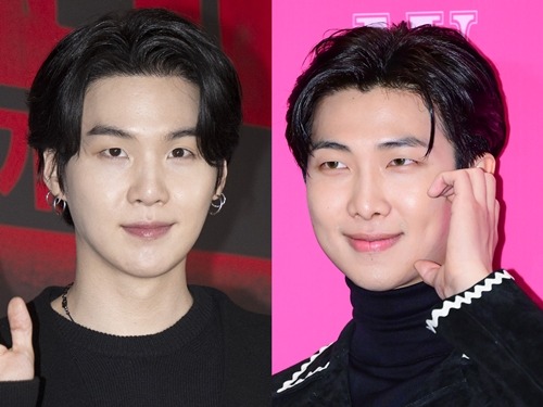SUGA（左）、RM