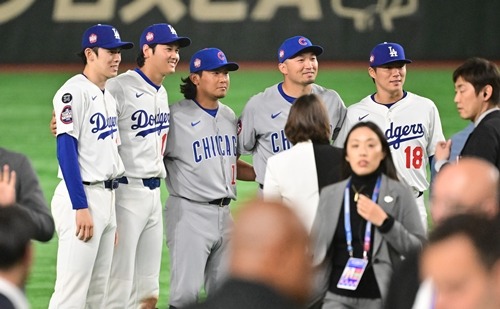 大谷翔平、佐々木朗希、山本由伸、鈴木誠也、今永昇太
