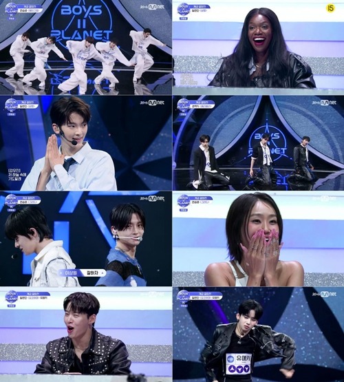 Mnet『BOYS II PLANET K』第1回放送キャプチャ