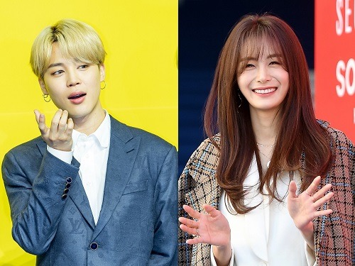 JIMIN(左)とソン・ダウン