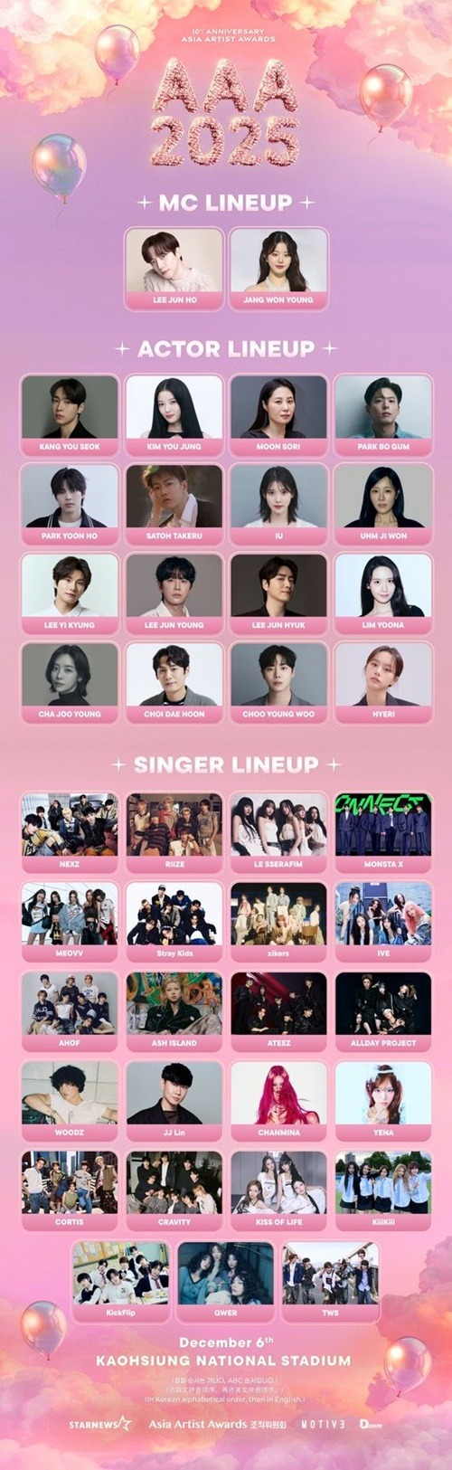 「AAA2025」出演者