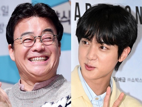 ペク・ジョンウォン（左）とJIN
