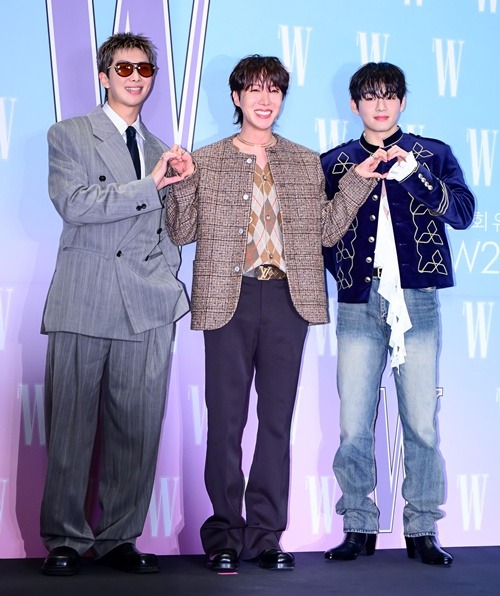BTSのRM、J-HOPE、V
