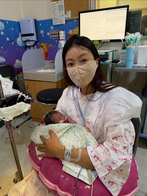 イ・シヨンと娘