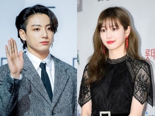 JUNG KOOK(左)とイ・ユビ