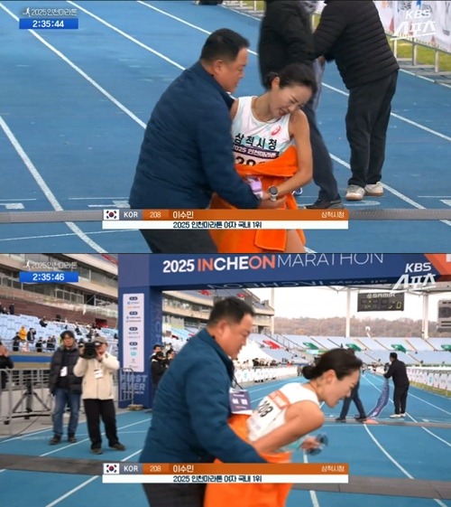 キム・ワンギ監督(左)とイ・スミン