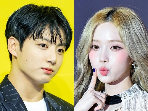 JUNG KOOK（左）とウィンター