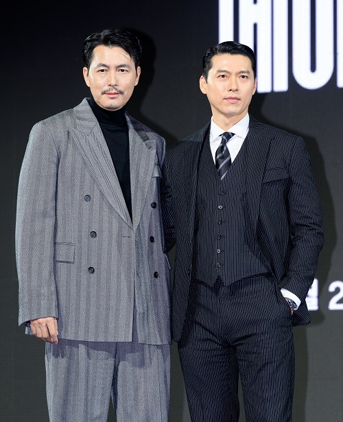 チョン・ウソン(左)とヒョンビン