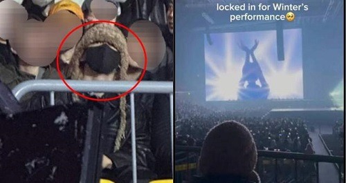 aespaのコンサートを観覧か