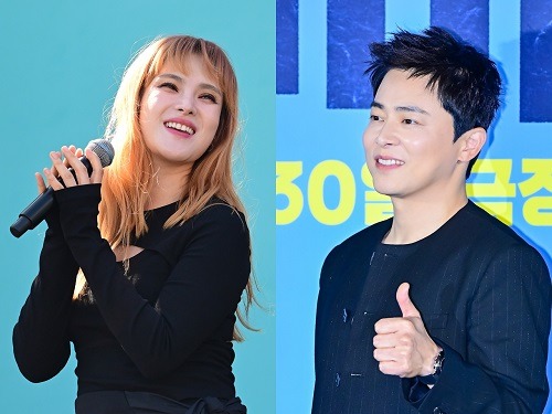 GUMMY(左)とチョ・ジョンソク