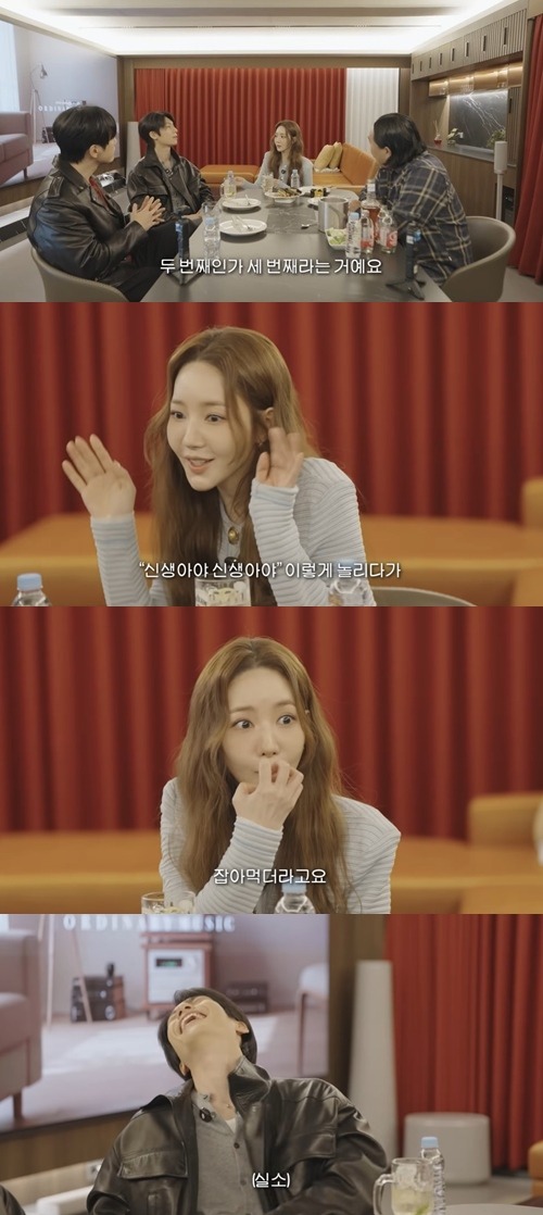 キスシーンの裏話を話すパク・ミニョン