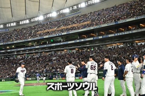 台湾戦に敗れた韓国