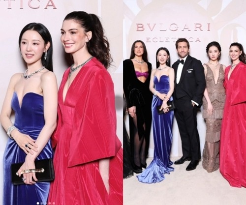 キム・ジウォン、アン・ハサウェイ