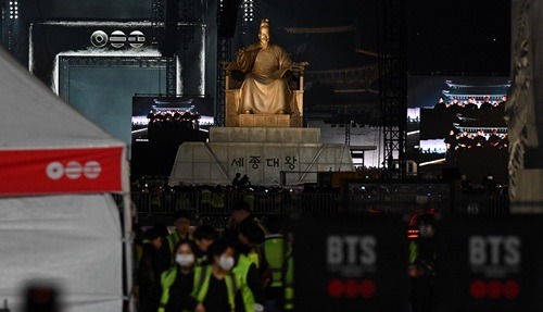 BTS復活ライブ現地の様子
