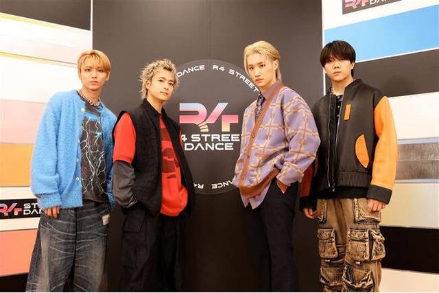 (左から)HAYATO、和田颯、松井利樹、佐々木大光 (C)フジテレビ