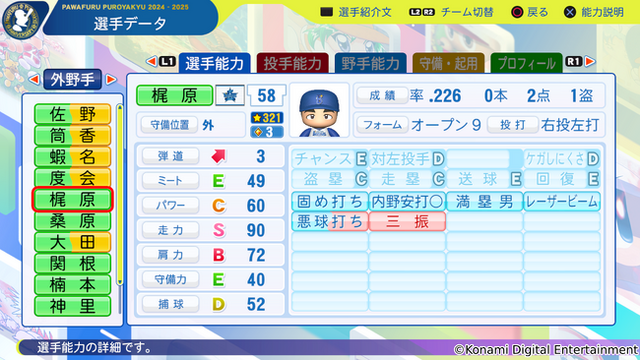 梶原昂希選手(横浜DeNA)