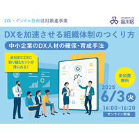 【DXに取り組みたい中小企業におすすめ】DXを加速させる組織体制のつくり方【品川区主催ウェビナー】