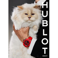 世界で最も有名で最も愛されてきた猫のCHOUPETTEが、HUBLOTのBig Bang 20周年記念キャンペーンに登場