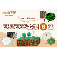 5月10日は「地質の日」！みんな大地が選ぶ「すごすぎ土壌6選」発表！
