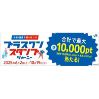 WESTERポイント（基本／期間・用途限定）が合計で最大10,000ポイント当たる！「プラスワンスタンプジャーニー」を実施します！