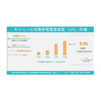 モジュール式無停電電源装置（UPS）市場 - グローバル産業分析、規模、シェア、成長、メーカーシェア、開発、動向および予測 2025年~2035年
