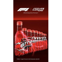 スピードのサウンド：PepsiCo Energy DrinkのSting Energy（R）がFormula 1（R）のコースに登場