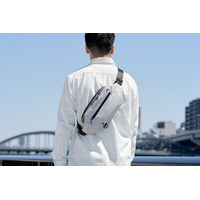 【オリジナル傘付き！次世代のボディバッグが新登場】夏の旅行、街歩き、お出かけに最適な新感覚アイテム。猛暑や急な雨でも頼れるタフさを実現。夏のアクティブシーンにぴったりなイチオシバッグ！