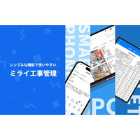 2025年の法対応！報告書作成/点検チェックに特化した施工管理アプリ「ミライ工事管理」の専用ウェブサイトを新規公開