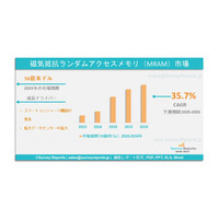 磁気抵抗メモリ（MRAM）市場動向、トレンド、需要、成長分析および予測 2025-2035