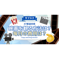 【全国調査】映画を観るときはどのような方法で視聴する？毎月の費用は？