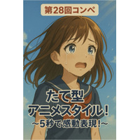 第28回テーマコンペは初のAI動画コンペ～縦型アニメスタイルで5秒で感動表現！縦型表現で「驚いた、美しい、すごい。面白い」といった感動作品を作ってください。