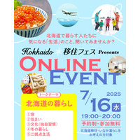「Hokkaido 移住フェス オンラインイベント」の開催について（第３回目/全６回）