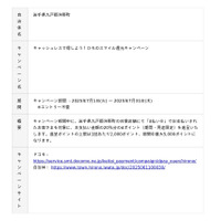 7月開始の「dポイント」「d払い」自治体キャンペーン