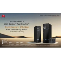Huawei、4年連続で「2025 Gartner（R） Peer Insights（TM） Customers' Choice for File and Object Storage Platform」に選出