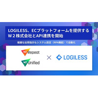 LOGILESS、ECプラットフォームを提供するW２株式会社とAPI連携を開始