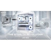 GIGABYTE、Stealth Revolutionキャンペーンを発表、クリーンで美しいPCビルドを募集