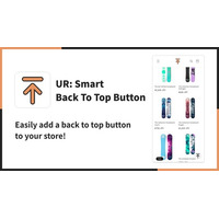 【海外向け】EC アプリ「UR: Smart Back To Top Button」を株式会社 UnReact がリリース