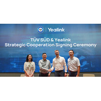 YealinkとTUV SUDがコンプライアンス、セキュリティ、持続可能性の向上に向けた戦略的パートナーシップを発表