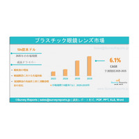 プラスチック眼鏡レンズ市場：世界調査報告書、需要、規模、開発、メーカーシェア、成長、動向、展望（2025年～2035年）