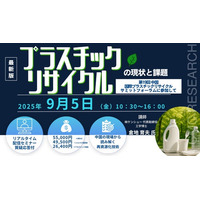 【ライブ配信セミナー】2025年プラスチックリサイクルの現状と課題 - 第19回中国国際プラスチックリサイクルサミットフォーラムに参加して　9月5日（金）開催　主催：(株)シーエムシー・リサーチ