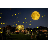 夜空に願いを込めてランタンを飛ばす大人気イベントが、お月見シーズンに開催決定！「お月見ランタン祭り」9/6（土）、10/6（月）、11/2（日）開催！