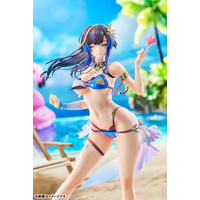 人気スマホゲーム『スノウブレイク：禁域降臨』より「カーシア」が、夏雰囲気の着せ替え「倦姿のひと波」でフィギュアとなって登場。