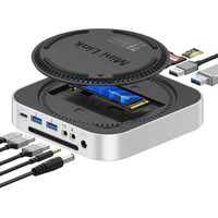 ORICO MiniLink M49P：Mac mini M4専用9-in-1拡張ドック - 50%OFFセール中！