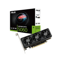 ASUSから、GeForce RTX 5060 ロープロファイルトリプルファン搭載グラフィックボード『RTX5060-O8G-LP-BRK』発売